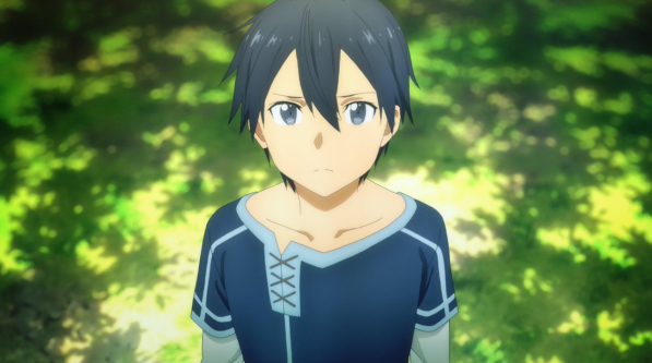Kirito in the forest